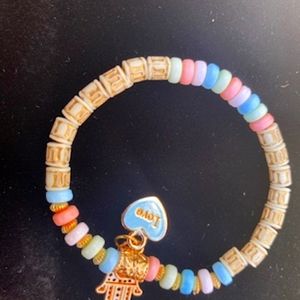 3/10 beaded love bracelet